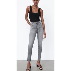 Zara hi-rise sculpt jeans